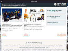 Tablet Screenshot of adventurelovers.se